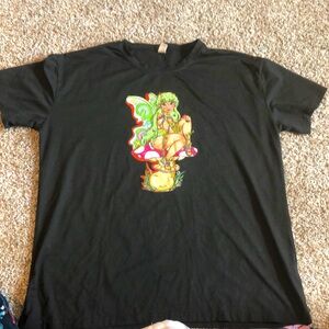 Black Fairy Design Tee